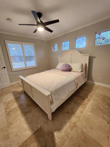 a view of a backyard with a garden