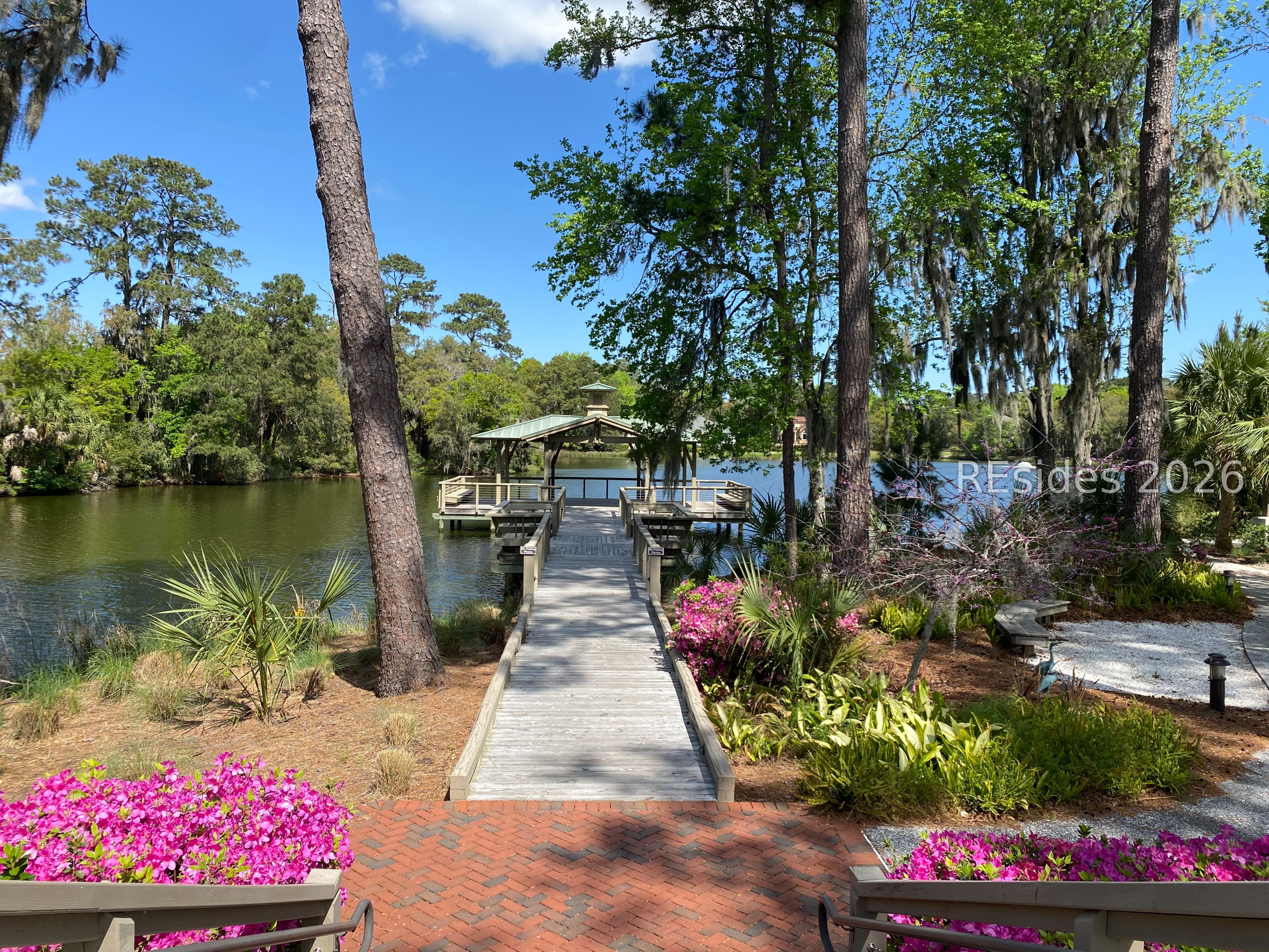 1 High Bluff Road, Unit 2001 Hilton Head Island, SC 29926 - Photo 67 of 76 Spring Lake Boardwalk & Covered Pier