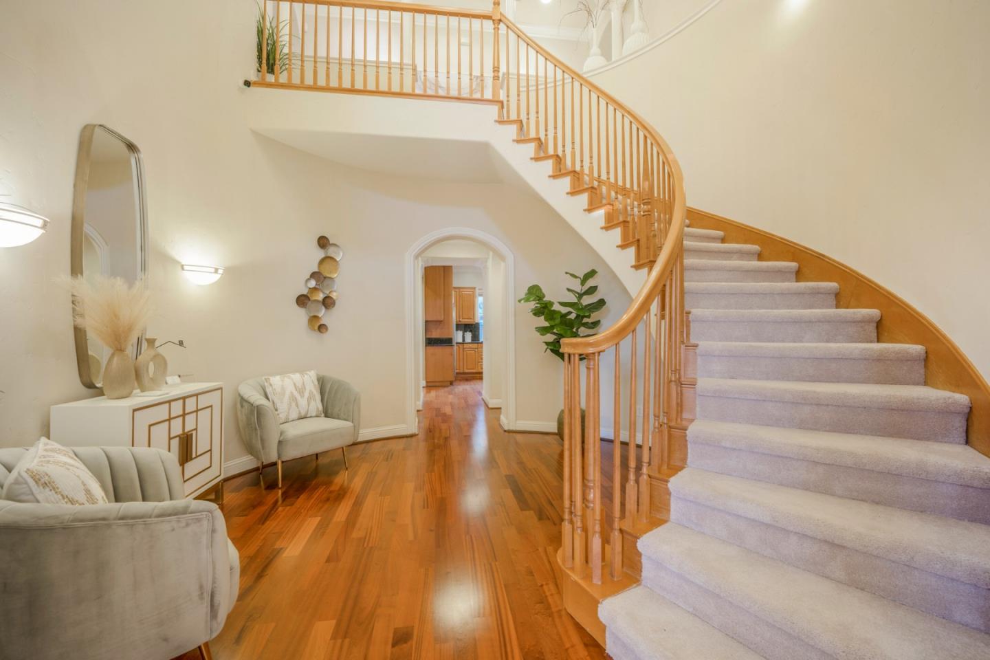 4800 Shady Meadows Place San Jose, CA 95138 - Photo 35 of 89 a view of entryway and hall with wooden floor