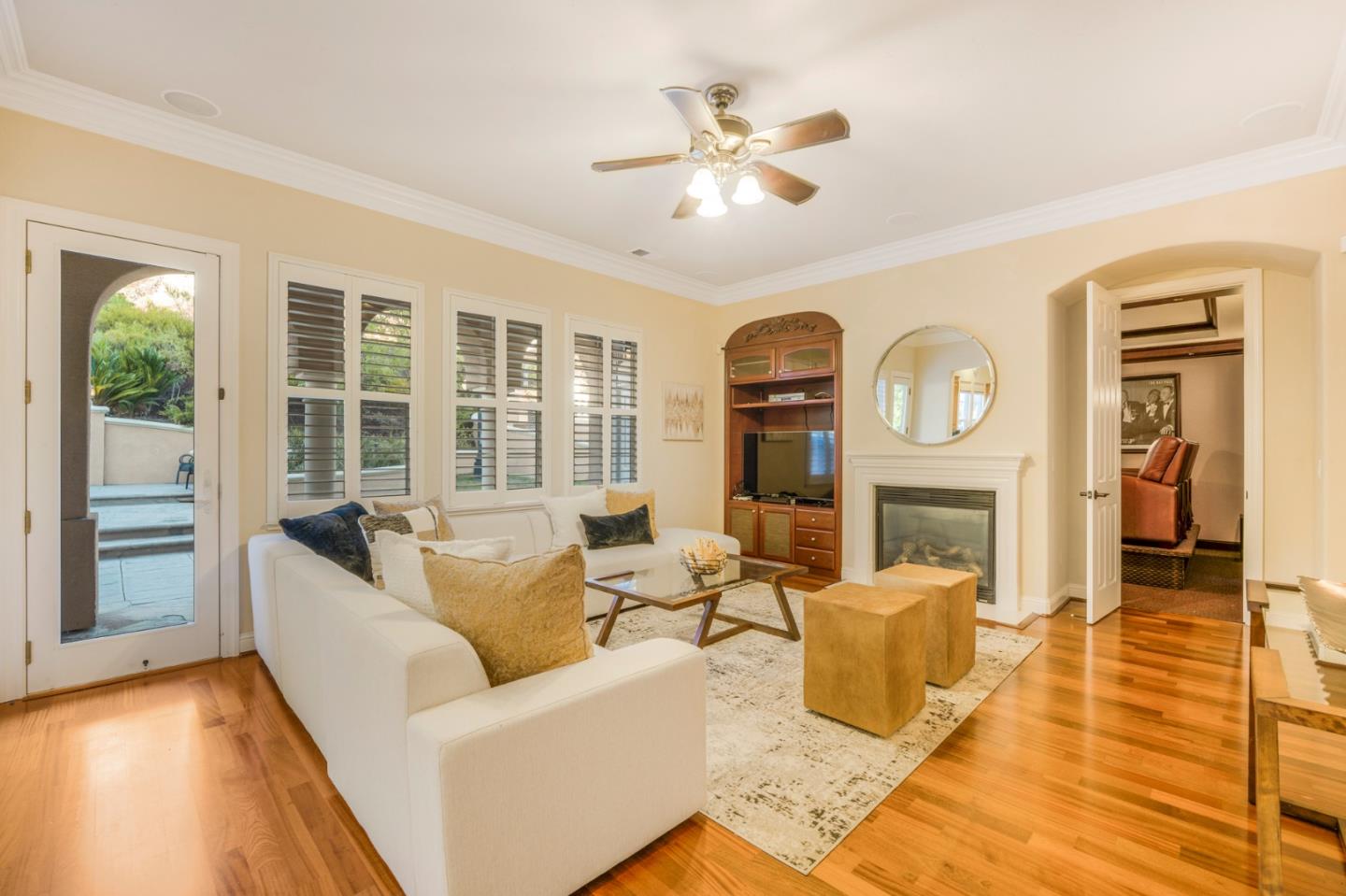 4800 Shady Meadows Place San Jose, CA 95138 - Photo 74 of 89 a living room with fireplace furniture and a large window