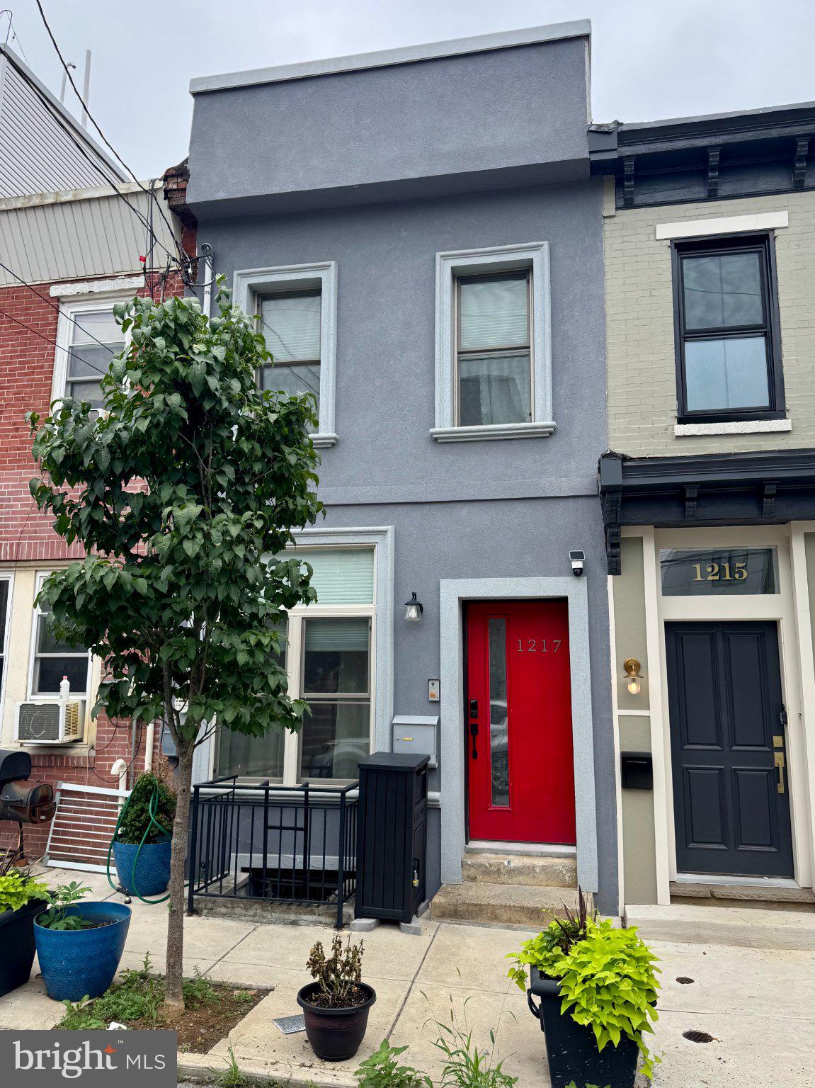 Charming urban home with bold accents.