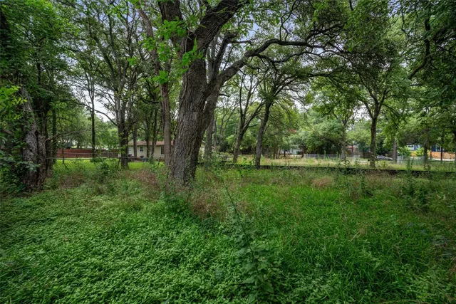 a view of outdoor space with a garden