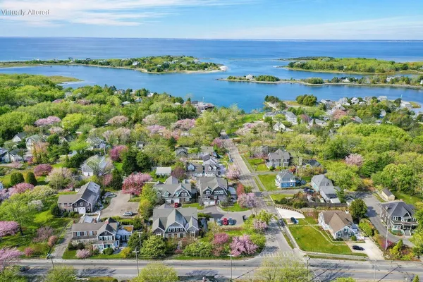 a view of lake with outdoor space