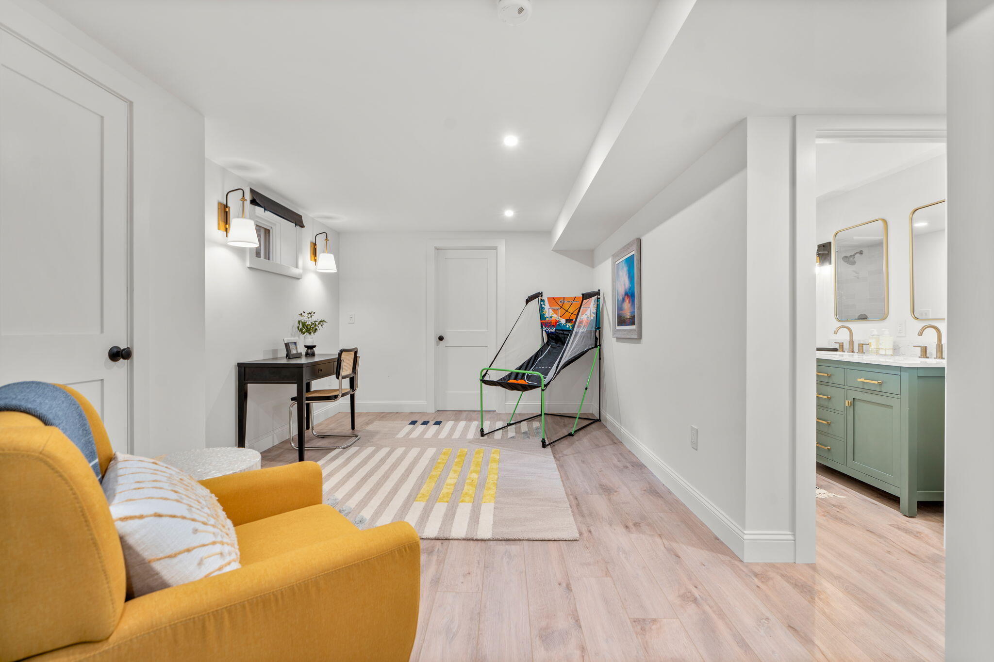 4 Old Dock Road, Unit 3BU West Falmouth, MA 02540 - Photo 34 of 43 Game Room with barn door