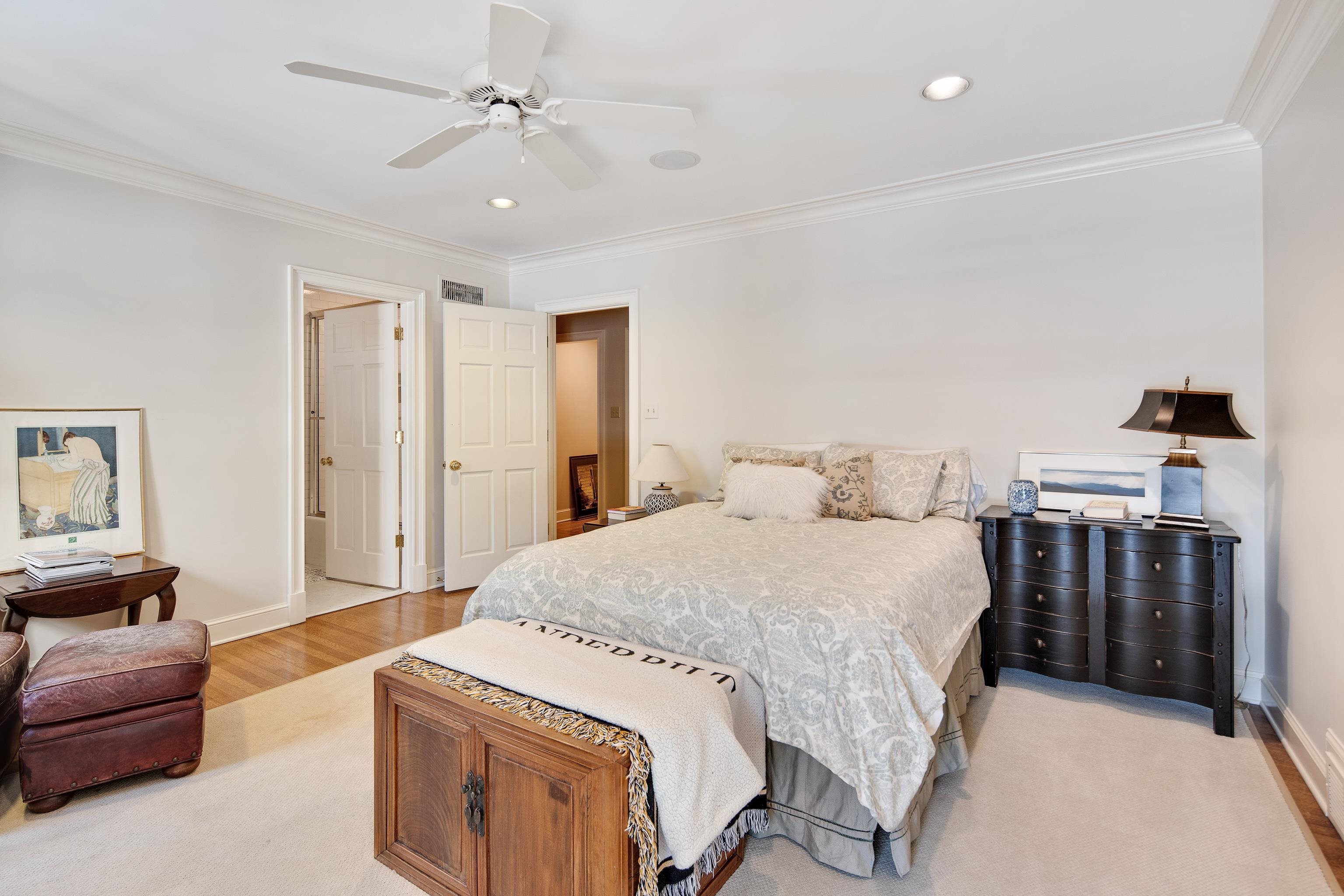 45 Norwal Road Memphis, TN 38117 - Photo 23 of 37 a spacious bedroom with a bed and ceiling fan