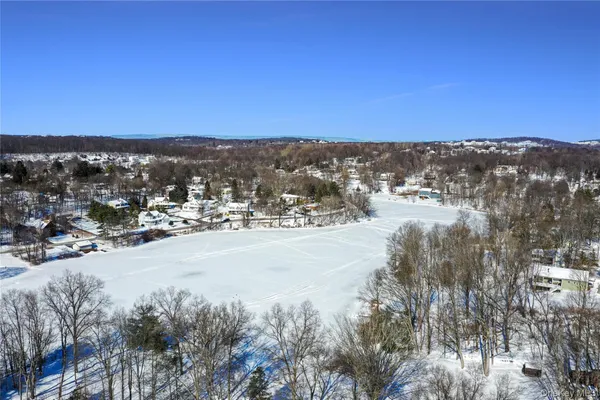 a view of city and mountain