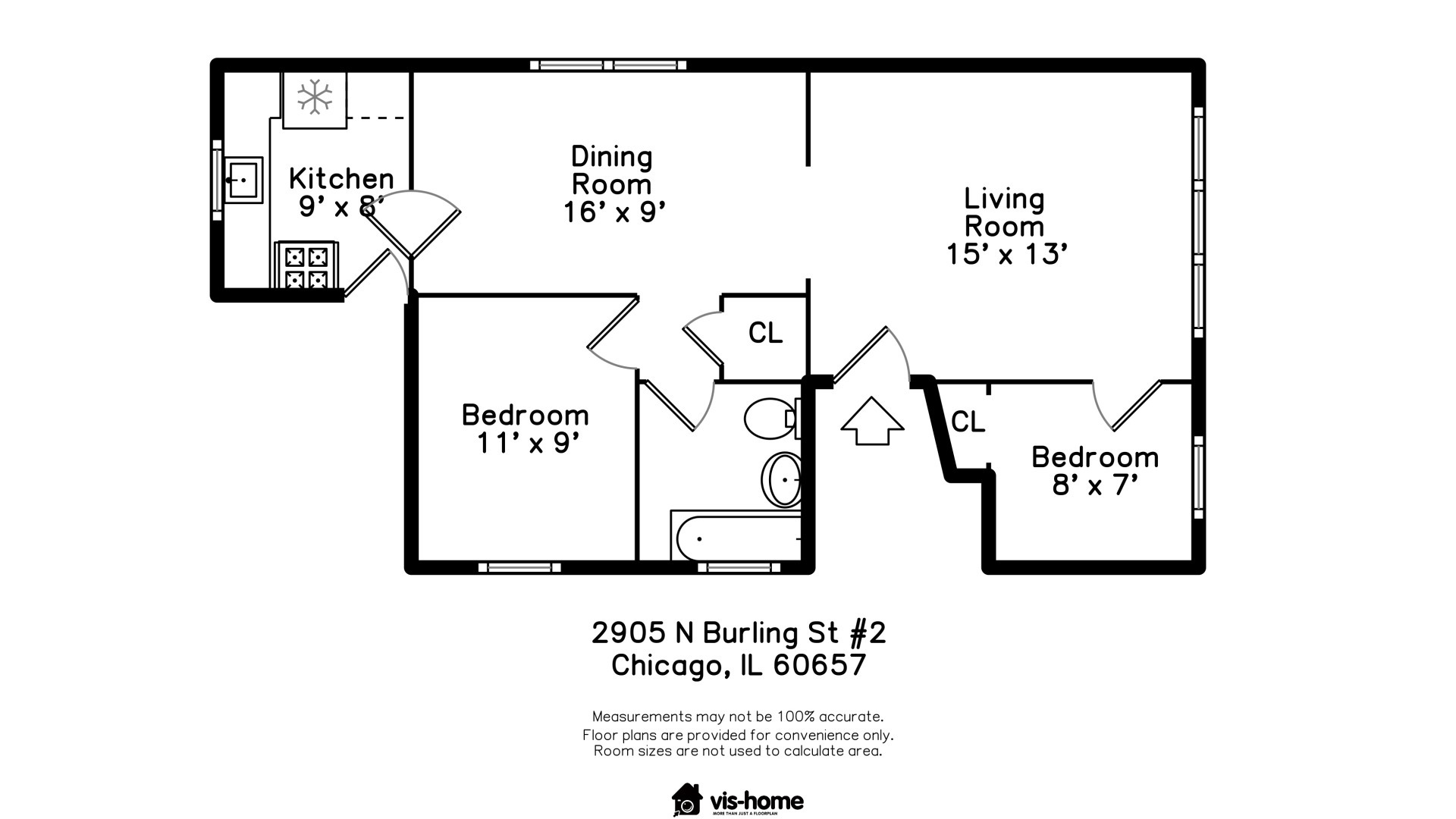 2905 North Burling Street, Unit 2 Chicago, IL 60657 - Photo 17 of 17 a picture of a wall with a white wall