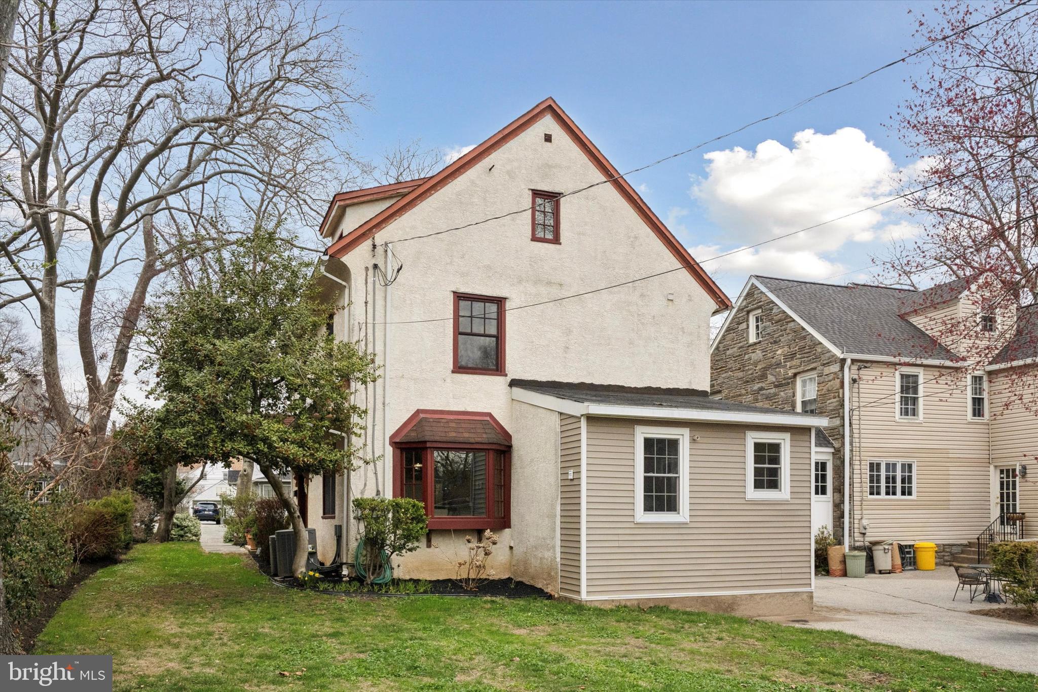 228 Avon Road Narberth, PA 19072 - Photo 23 of 24 a view of a yard in front of a house with large trees