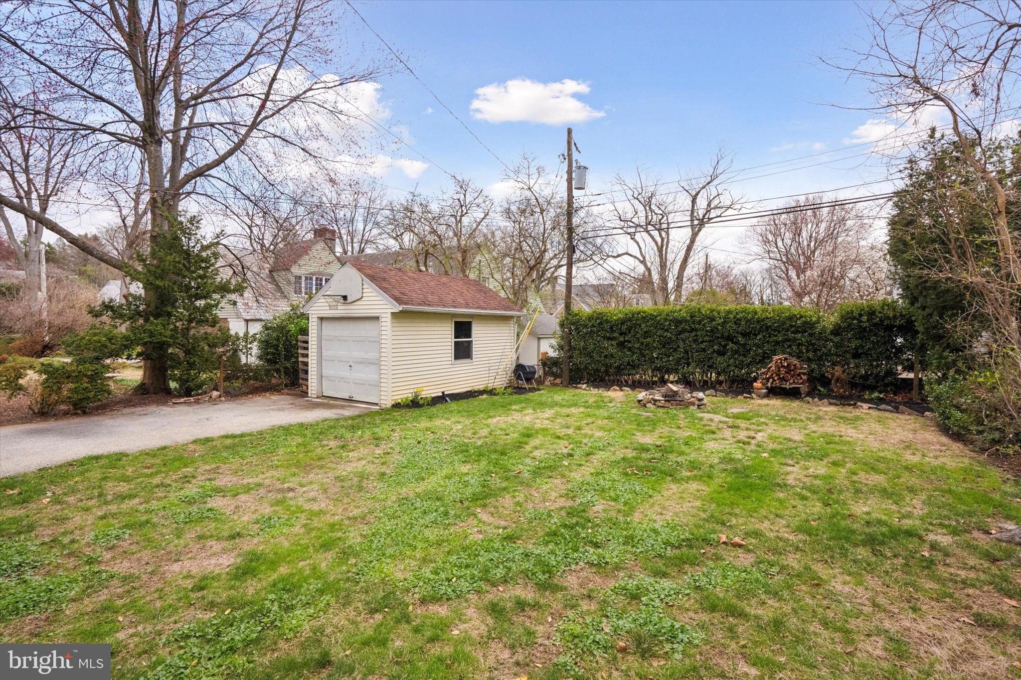 228 Avon Road Narberth, PA 19072 - Photo 24 of 24 a view of a backyard with plants and large tree