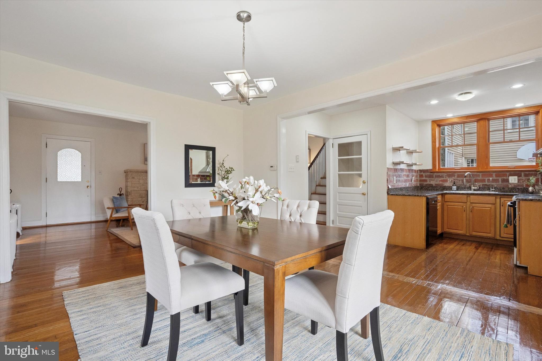 228 Avon Road Narberth, PA 19072 - Photo 9 of 24 a view of a dining room with furniture window and wooden floor