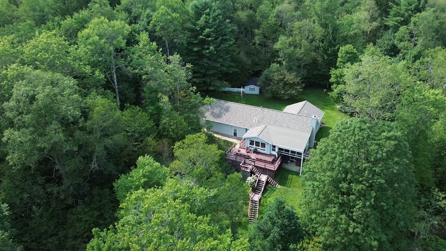 1091 Hyde Road Corry, PA 16407 - Photo 11 of 36 Standing on the tallest pine tree to get this picture.