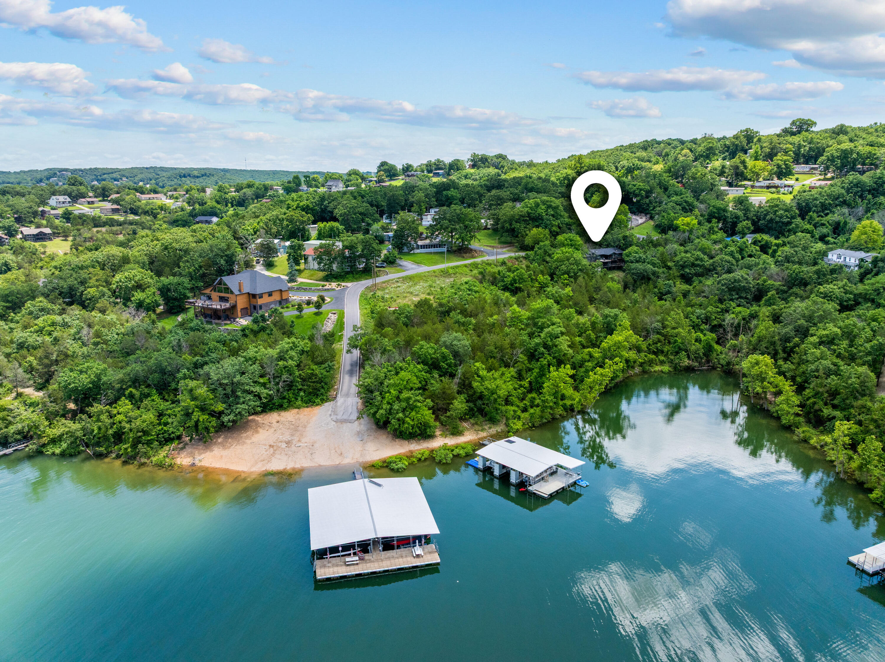 117 Hidden Bluff Road Blue Eye, MO 65611 - Photo 43 of 47 House to the Boat Ramp