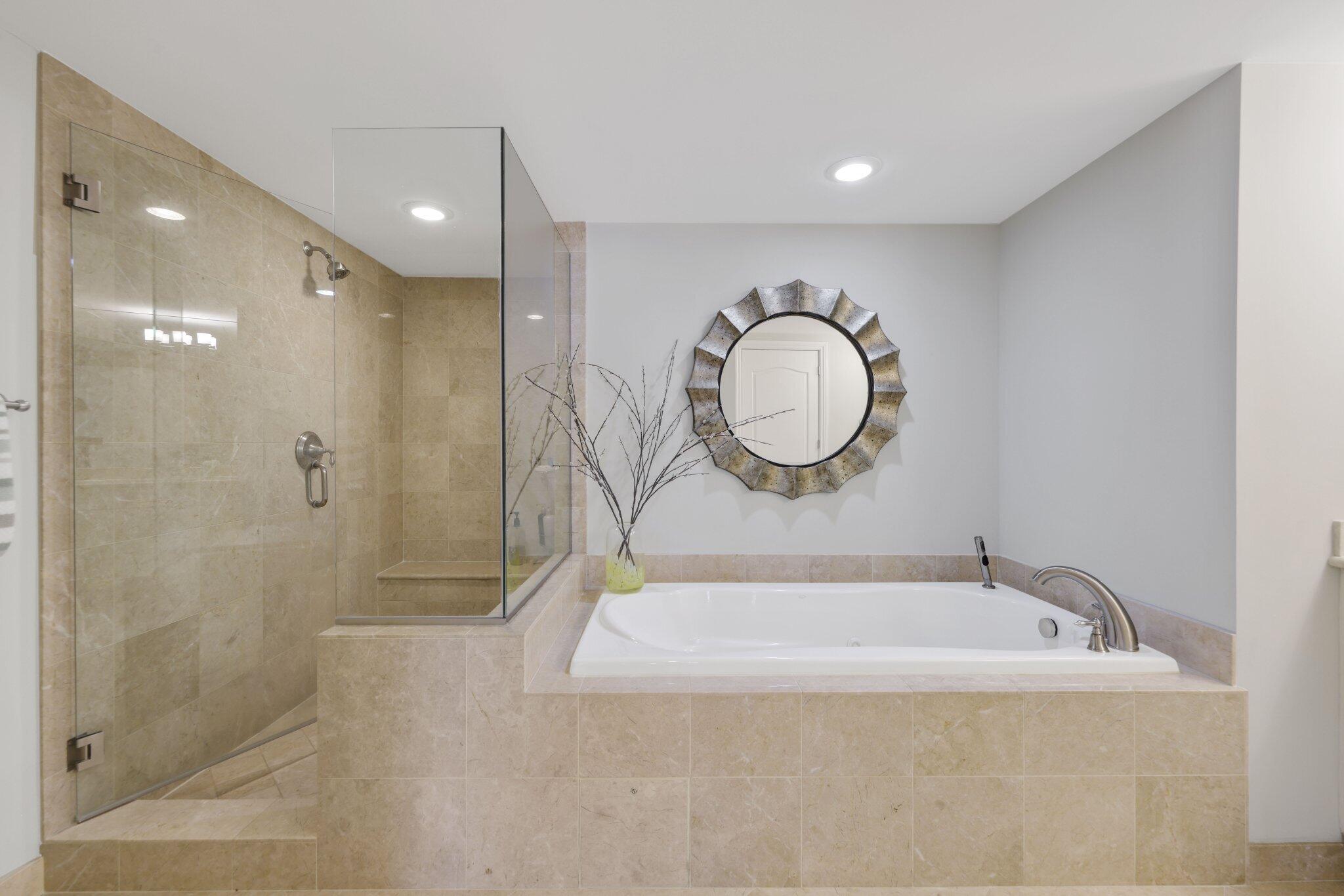 200 East Palmetto Park Road, Unit 505 Boca Raton, FL 33432 - Photo 31 of 71 a bathroom with a tub and a shower