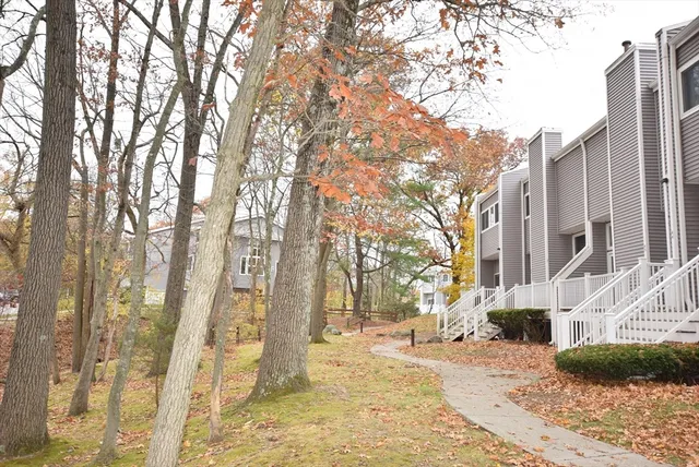 a view of a road with snow on the road