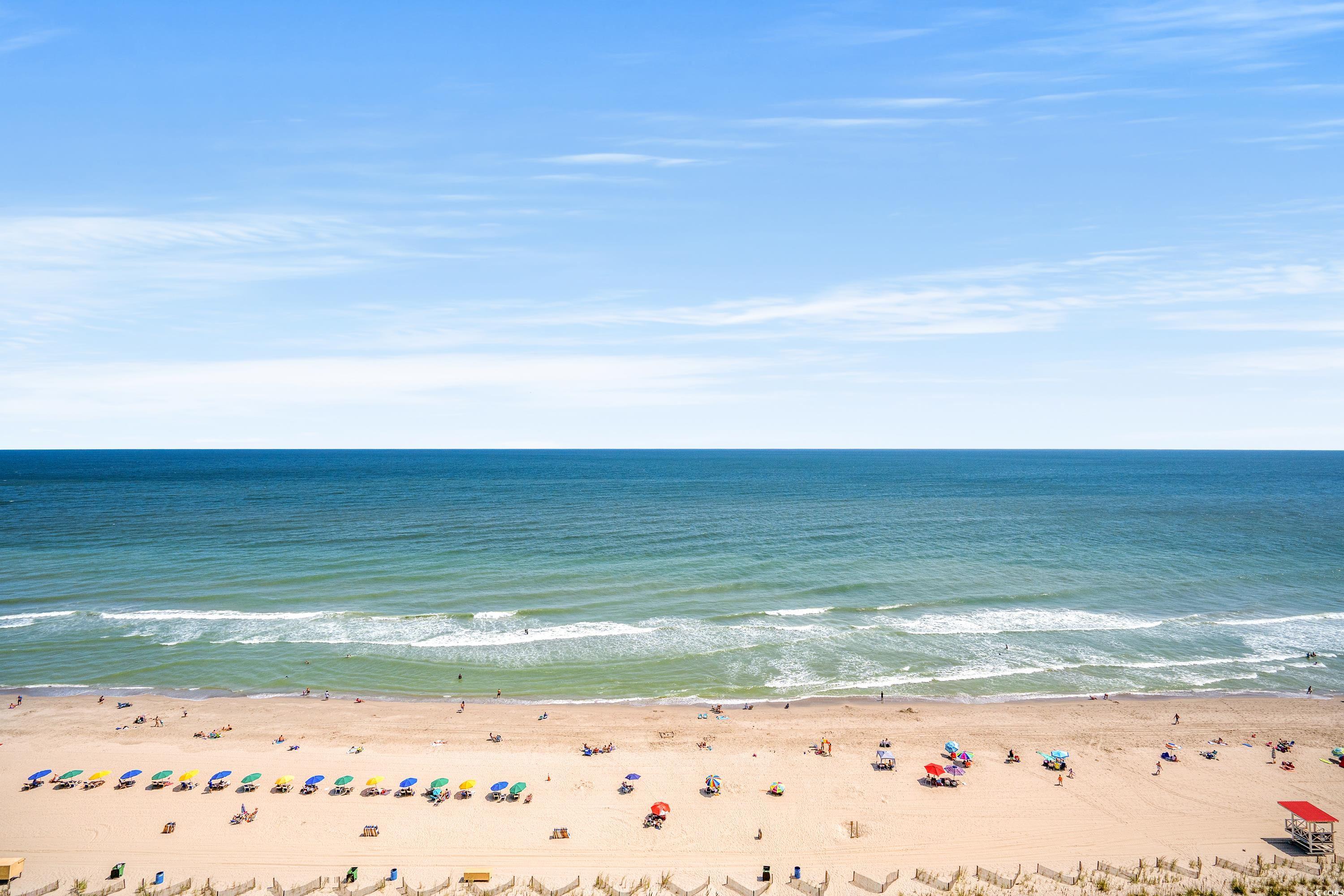 2000 North Ocean Boulevard, Unit 1612 Myrtle Beach, SC 29577 - Photo 17 of 21 Property view of water featuring a view of the beach