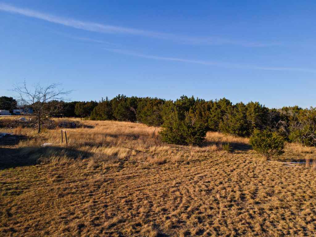 1252 Twin Mountain Road Copperas Cove, TX 76522 - Photo 21 of 26 a view of a dry yard with trees and houses