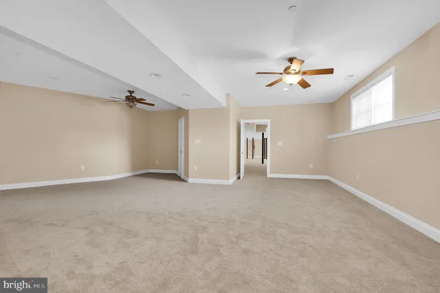 a view of a indoor garage