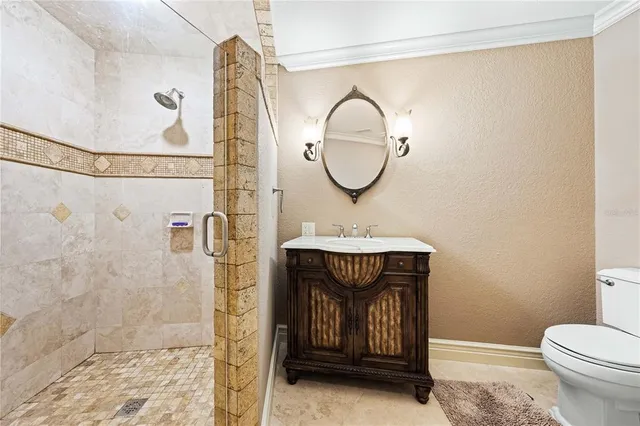 a view of house with ocean view