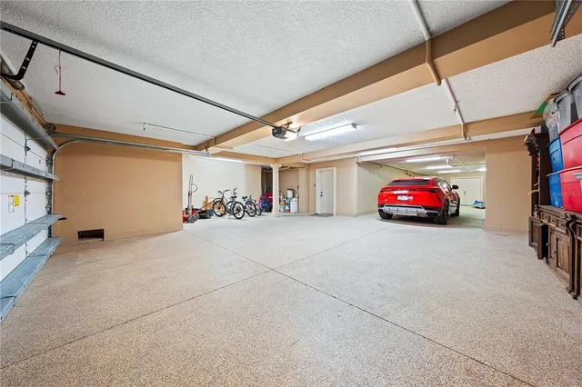 a view of a lake from a yard