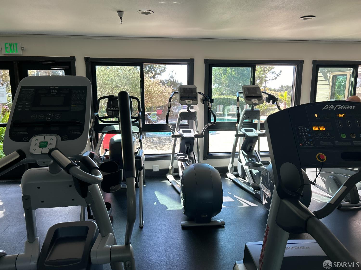 175 Red Rock Way, Unit 101K San Francisco, CA 94131 - Photo 23 of 25 a view of a room with gym equipment