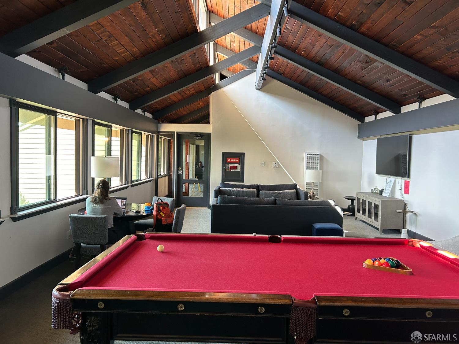 175 Red Rock Way, Unit 101K San Francisco, CA 94131 - Photo 25 of 25 a room with pool table and windows