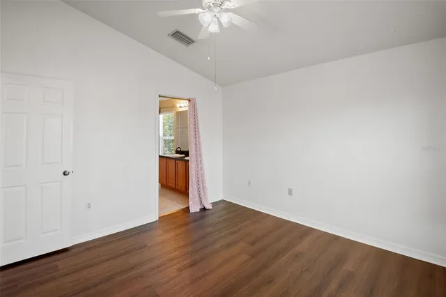 wooden floor in an empty room