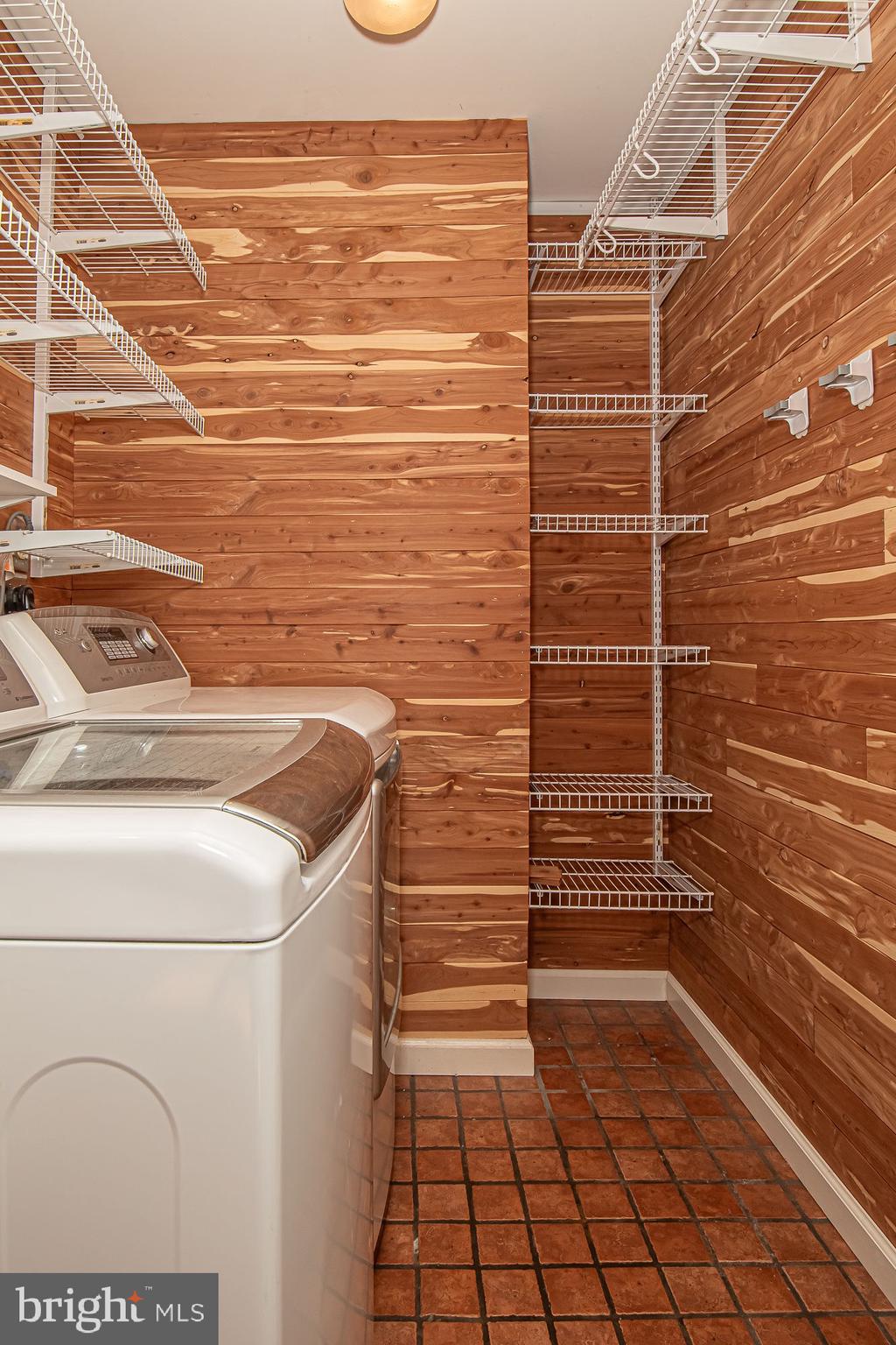 664 Brandy Road Front Royal, VA 22630 - Photo 18 of 59 Laundry on the main level with cedar lined walls.
