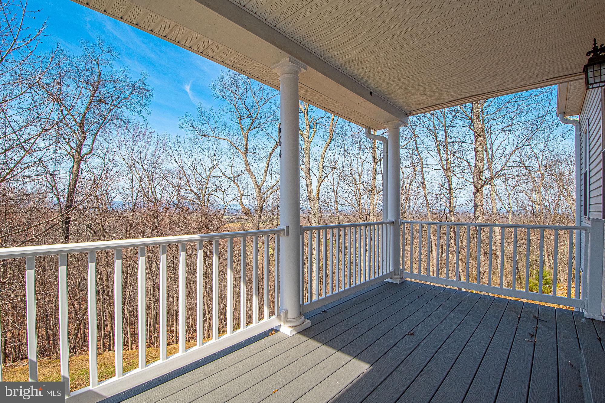 664 Brandy Road Front Royal, VA 22630 - Photo 19 of 59 Front porch with seasonal mountain views