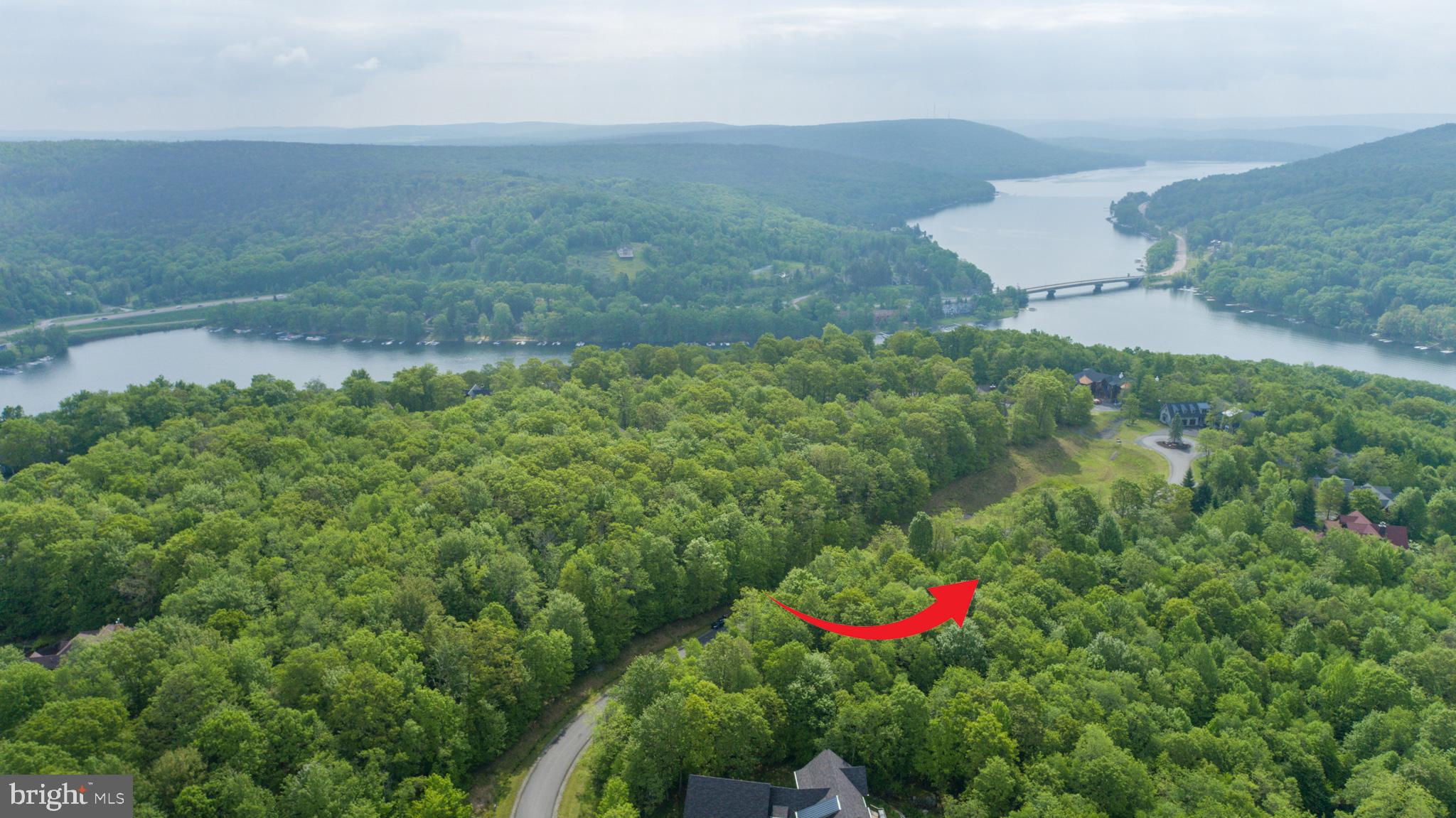 Lot 47 Mountaintop Road McHenry, MD 21541 - Photo 3 of 26 an aerial view of residential house with outdoor space and trees all around