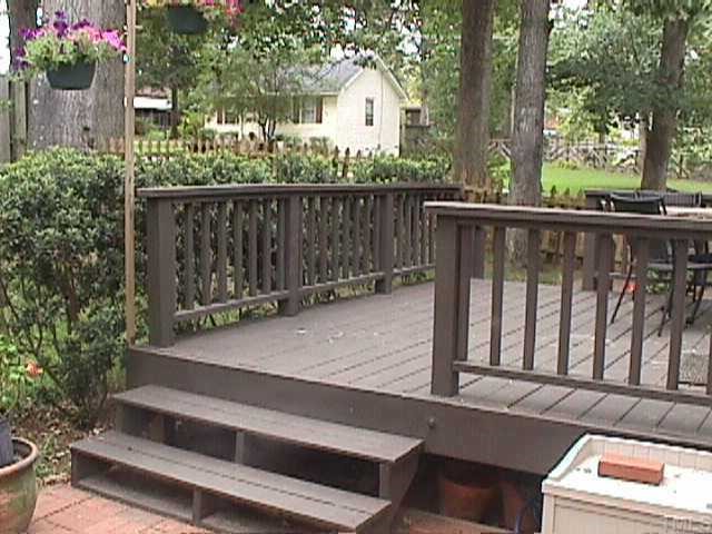 4831 Altha Street Raleigh, NC 27606 - Photo 8 of 9 a view of a bench in the backyard