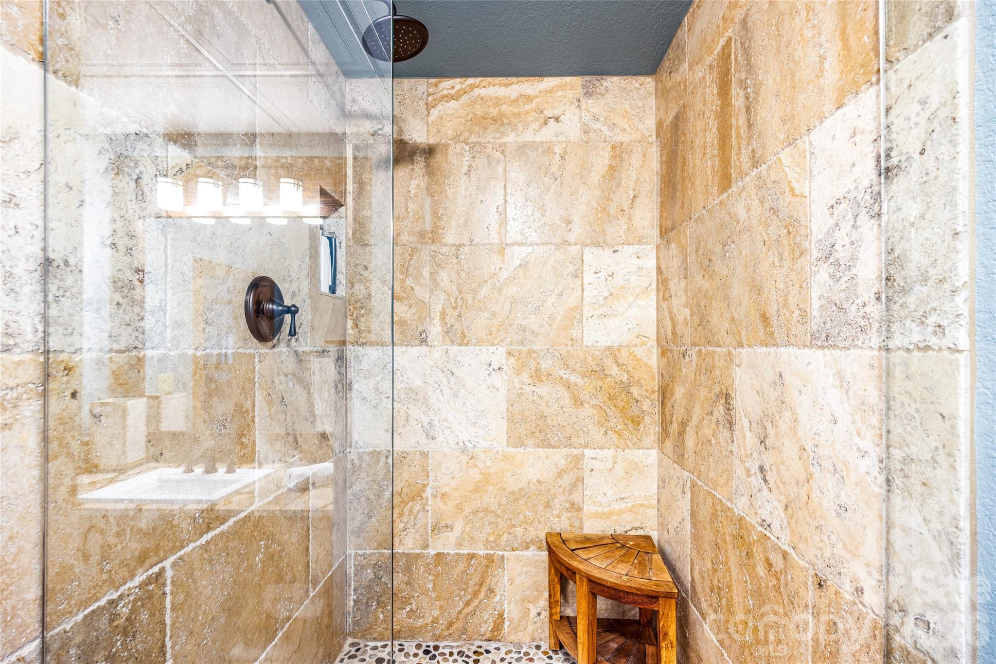 82 Running Ridge Road Asheville, NC 28804 - Photo 26 of 45 a bathroom with a shower