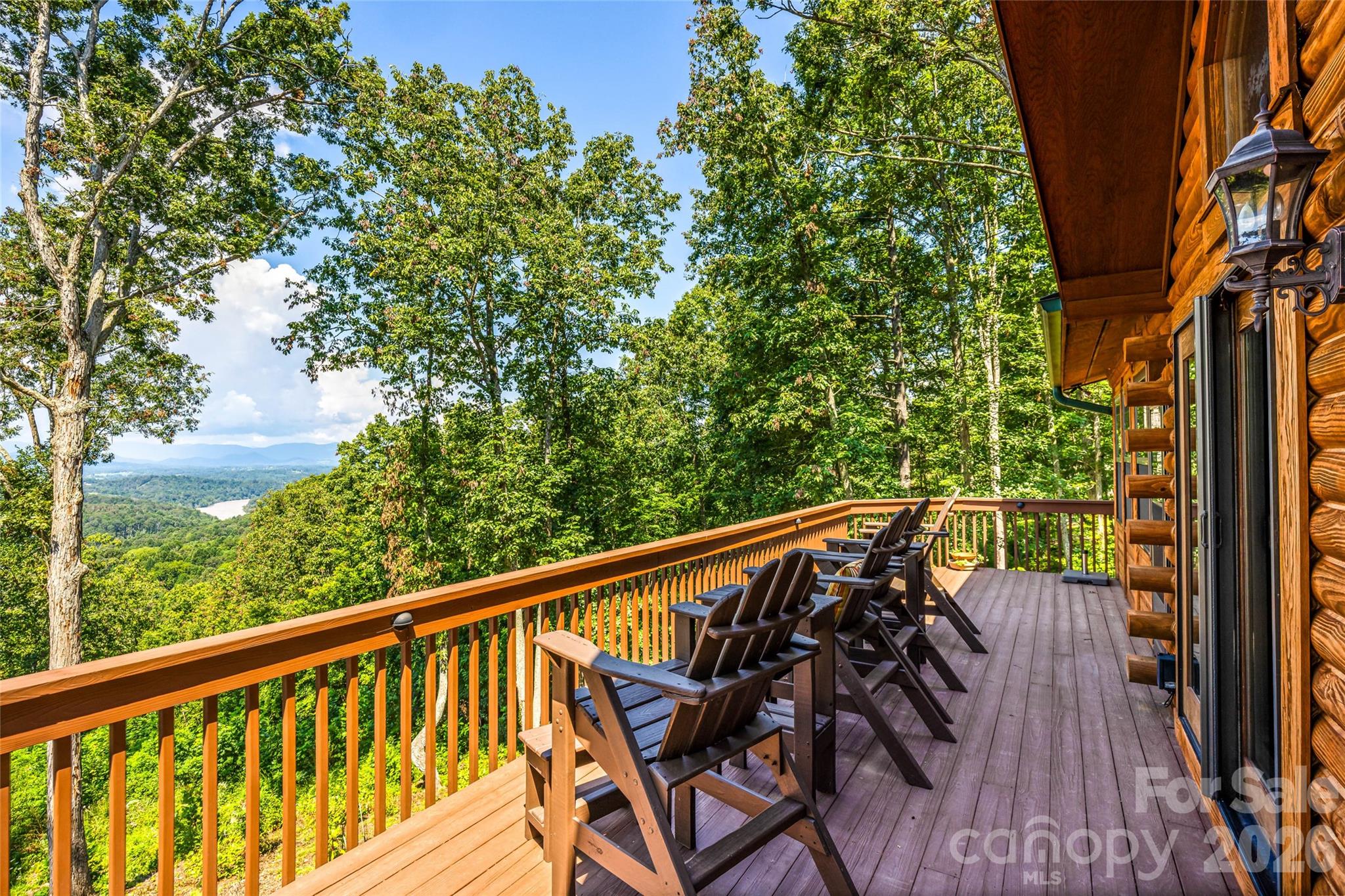 82 Running Ridge Road Asheville, NC 28804 - Photo 32 of 45 a view of a balcony with wooden floor