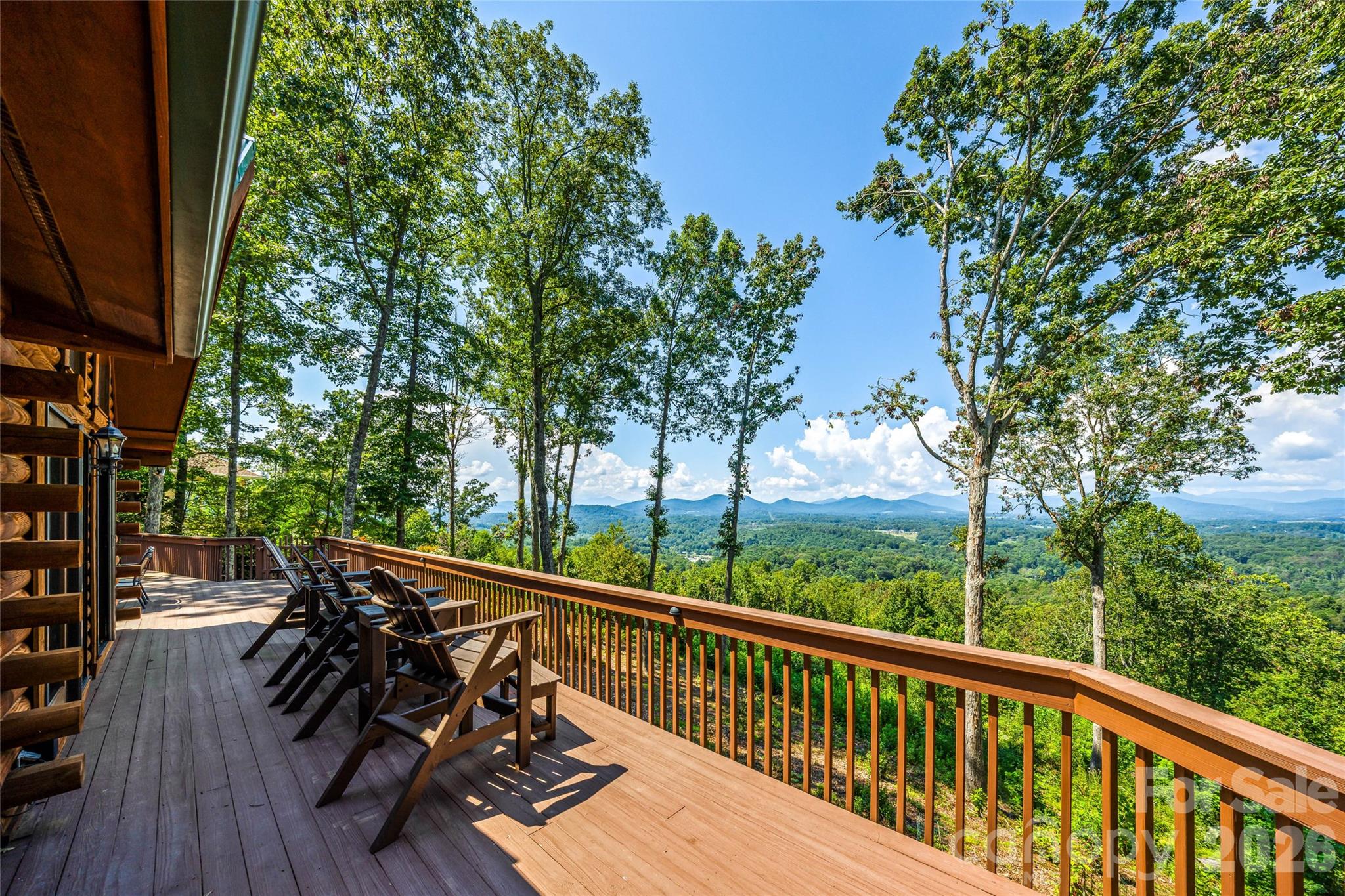 82 Running Ridge Road Asheville, NC 28804 - Photo 33 of 45 a view of balcony with furniture and wooden deck