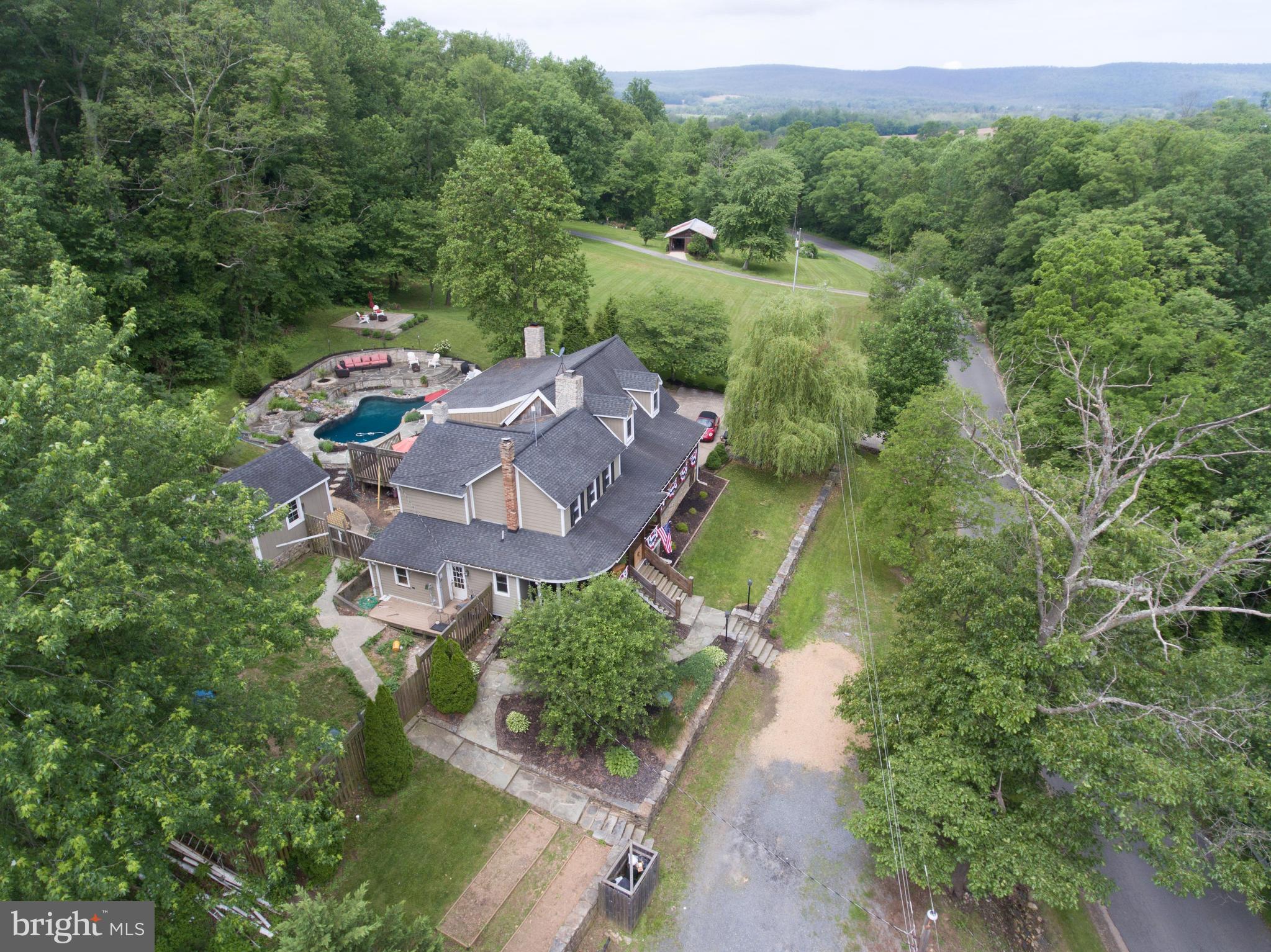 36847 Stony Point Road Purcellville, VA 20132 - Photo 48 of 57 Aerial view from the East