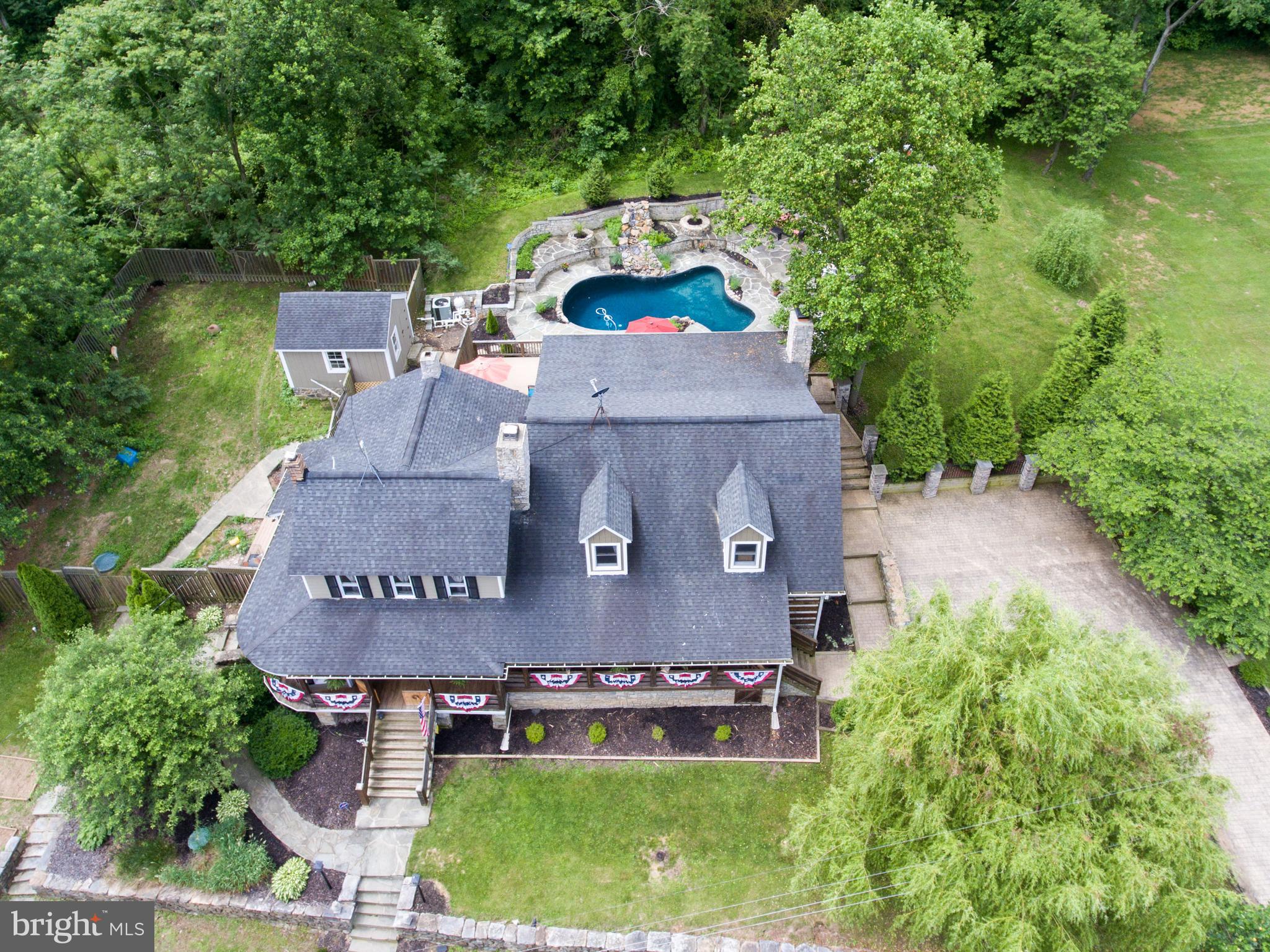 36847 Stony Point Road Purcellville, VA 20132 - Photo 49 of 57 Aerial view from the North
