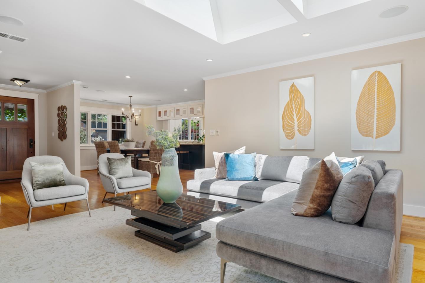 1563 Walnut Drive Palo Alto, CA 94303 - Photo 3 of 41 a living room with furniture and kitchen area