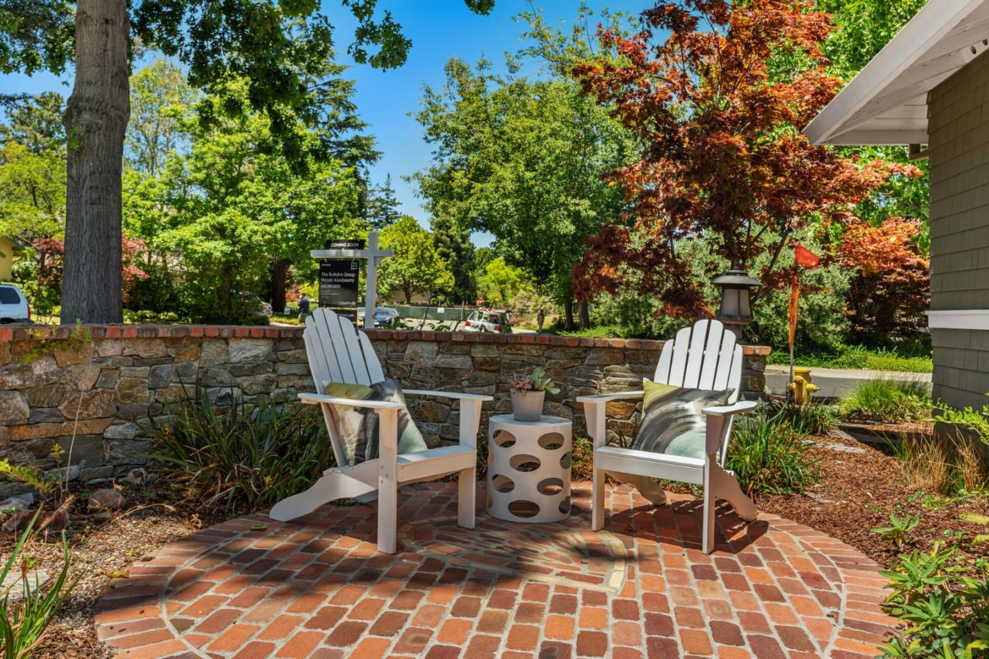 1563 Walnut Drive Palo Alto, CA 94303 - Photo 36 of 41 a view of a chairs and table in backyard