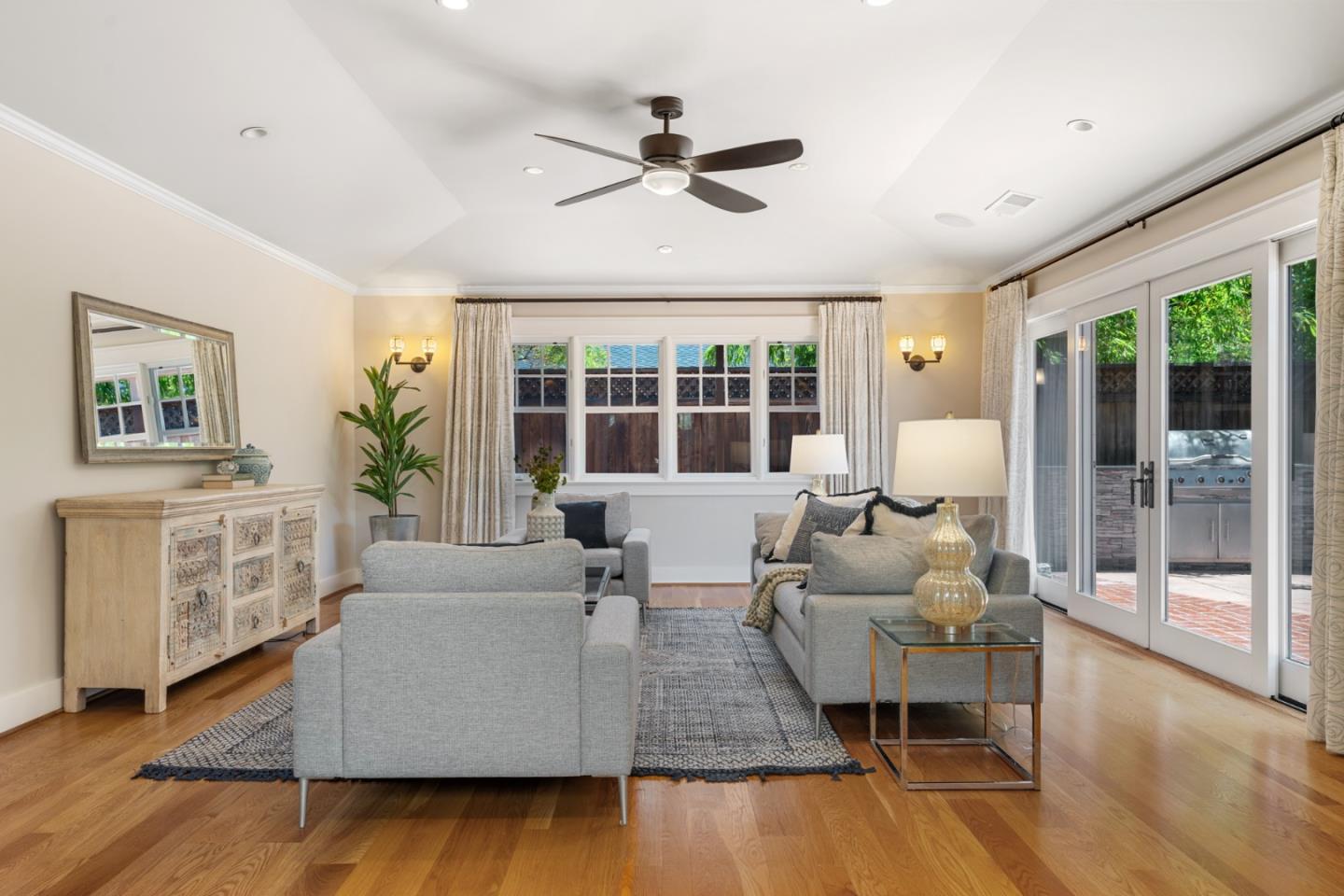 1563 Walnut Drive Palo Alto, CA 94303 - Photo 7 of 41 a living room with furniture large window and wooden floor