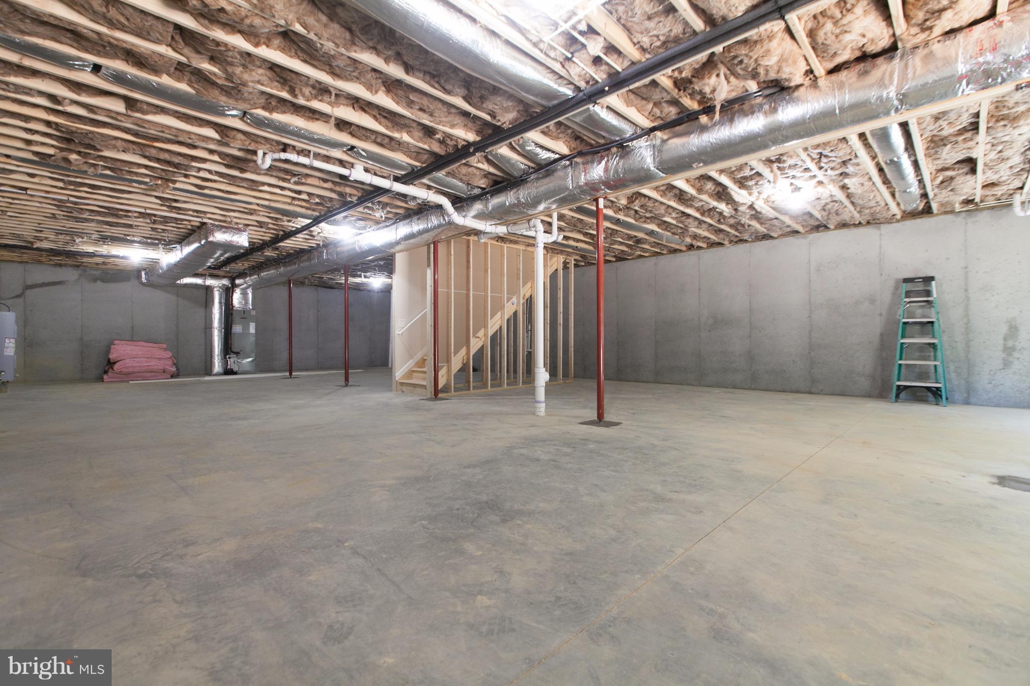6241 Appletown Road Boonsboro, MD 21713 - Photo 26 of 30 HUGE Basement with Full Bath Rough In