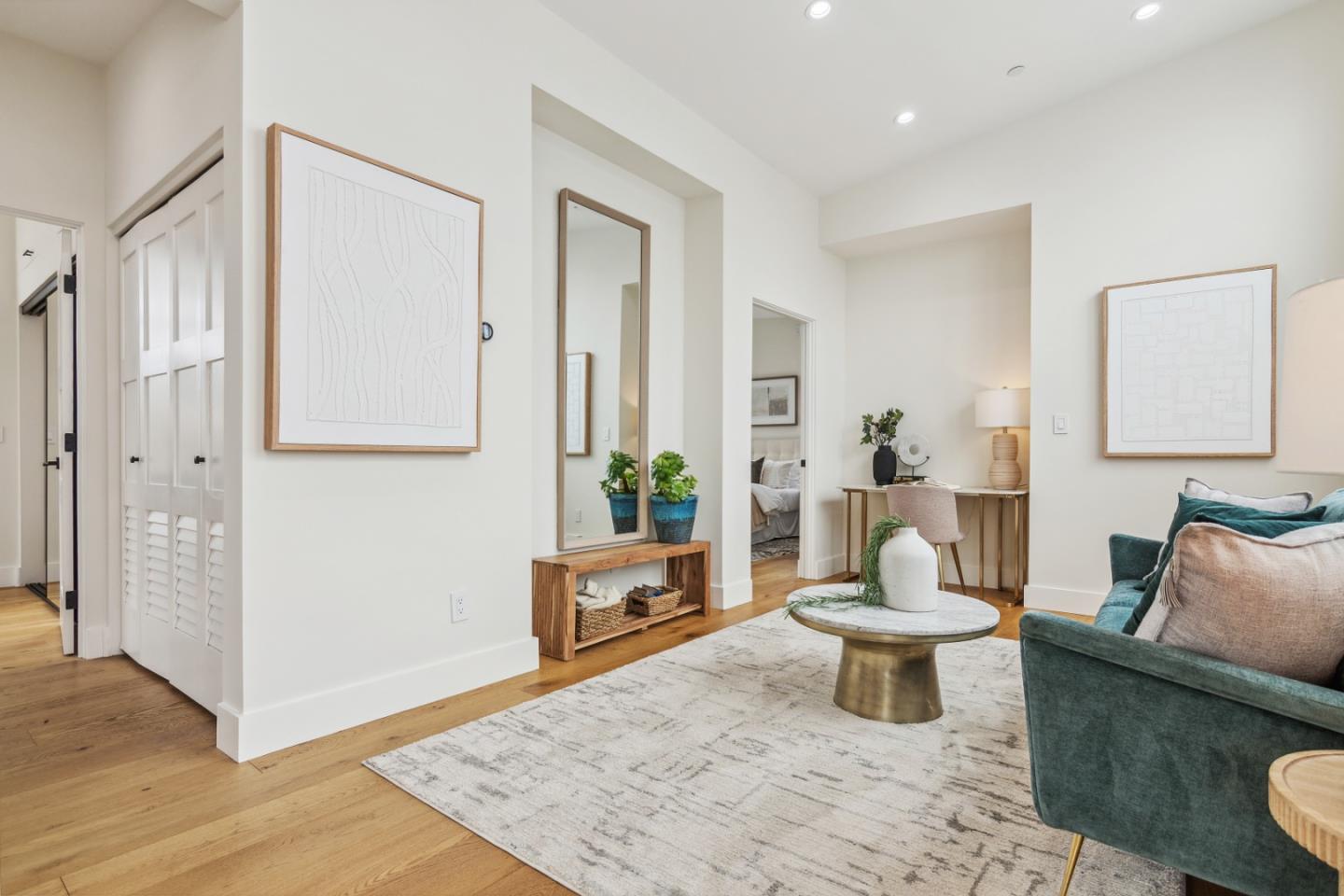 910 Cedar Street Berkeley, CA 94710 - Photo 26 of 39 a living room with furniture and a rug