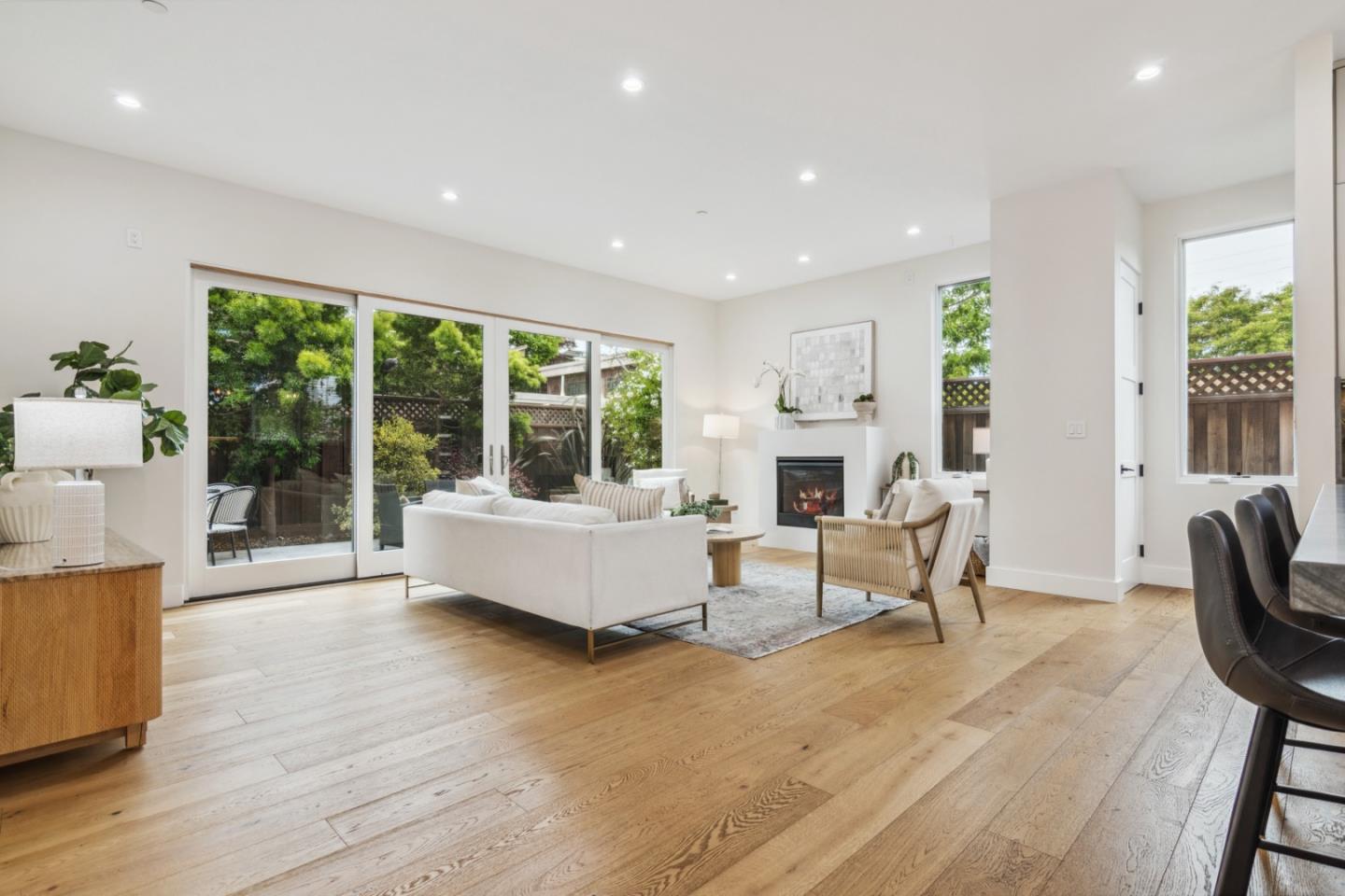 910 Cedar Street Berkeley, CA 94710 - Photo 38 of 39 a living room with furniture and a fireplace