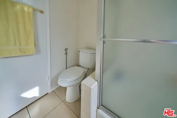 a bathroom with a toilet
