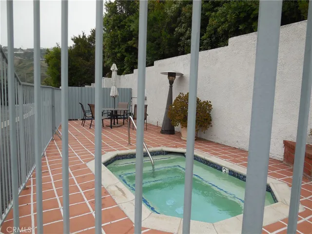 a view of outdoor space yard deck patio and swimming pool