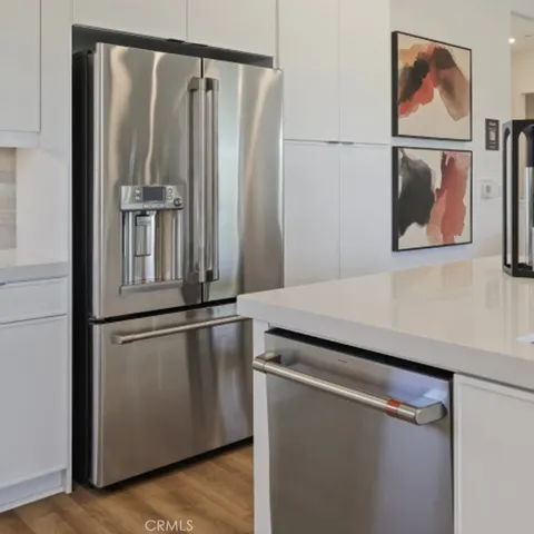 a close view of utility room and closet