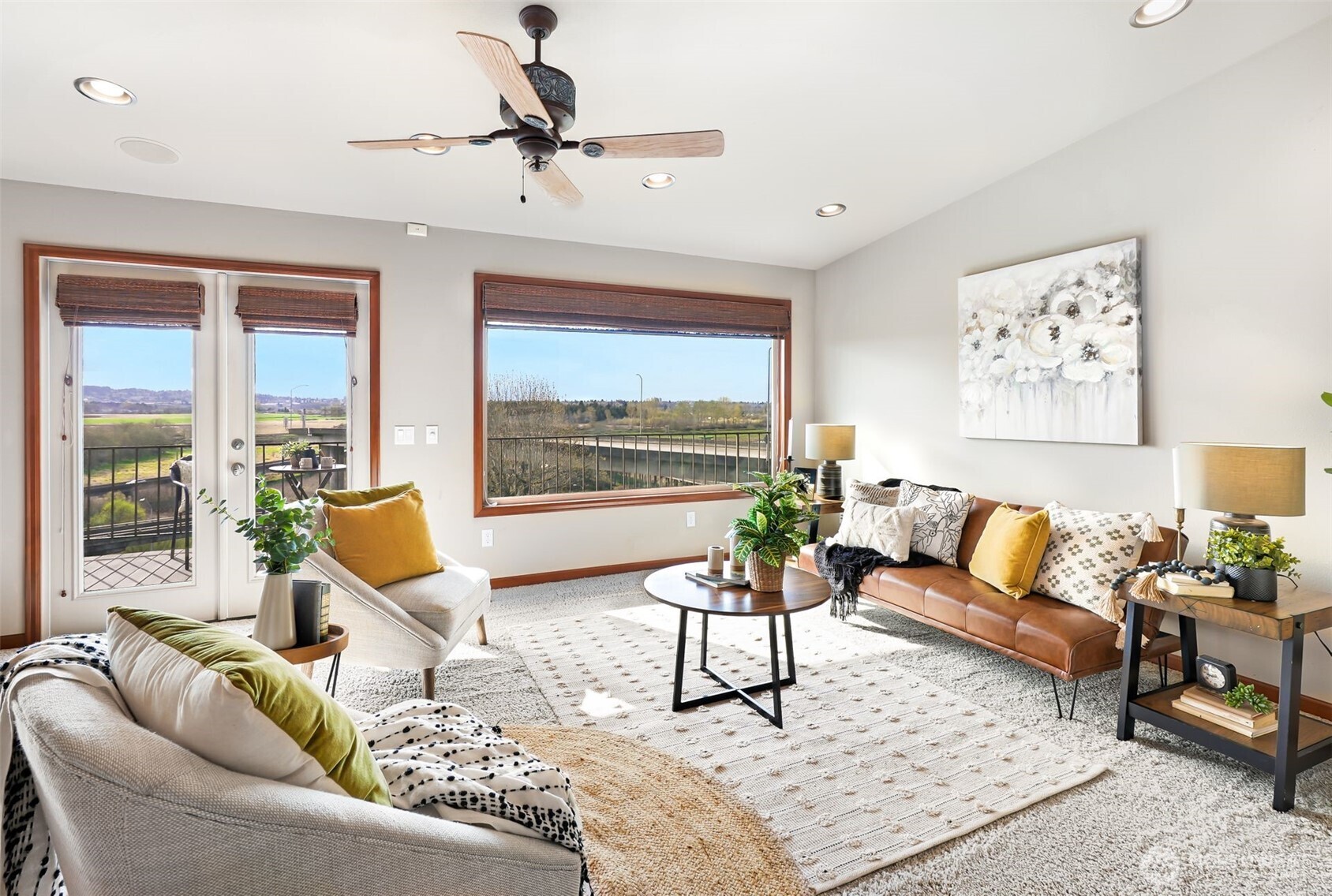 2004 Valley View Drive Lake Stevens, WA 98258 - Photo 11 of 40 a living room with furniture or couch and a large window