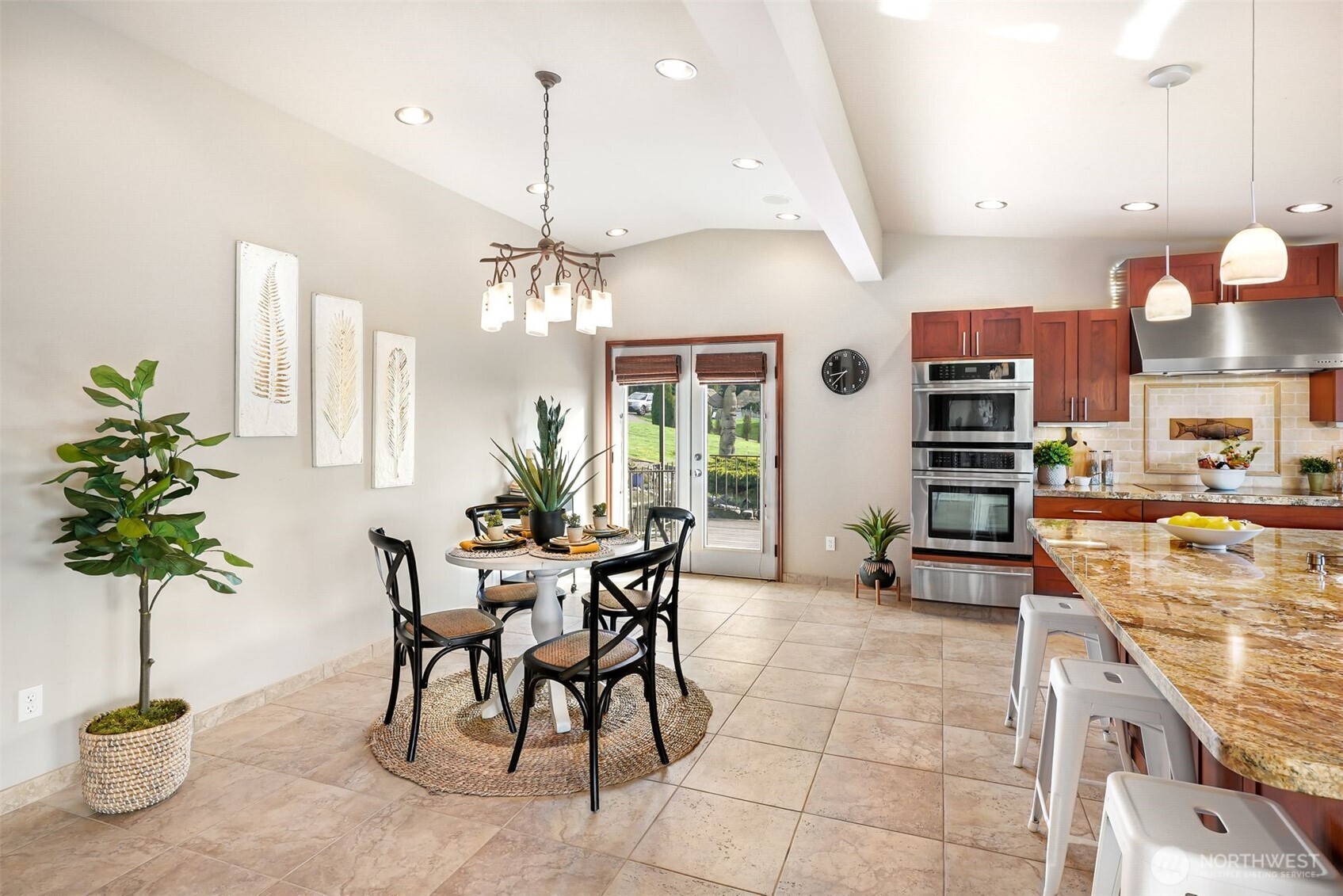 2004 Valley View Drive Lake Stevens, WA 98258 - Photo 6 of 40 a view of a dining room with furniture and a chandelier