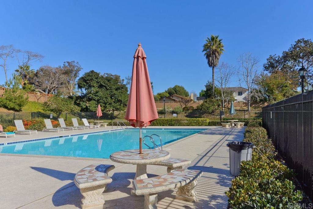 1736 Hill Top Lane Encinitas, CA 92024 - Photo 39 of 41 a view of a backyard with plants and outdoor seating