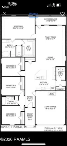 $2,050 | 132 Lucille Drive, Maurice, LA 70555