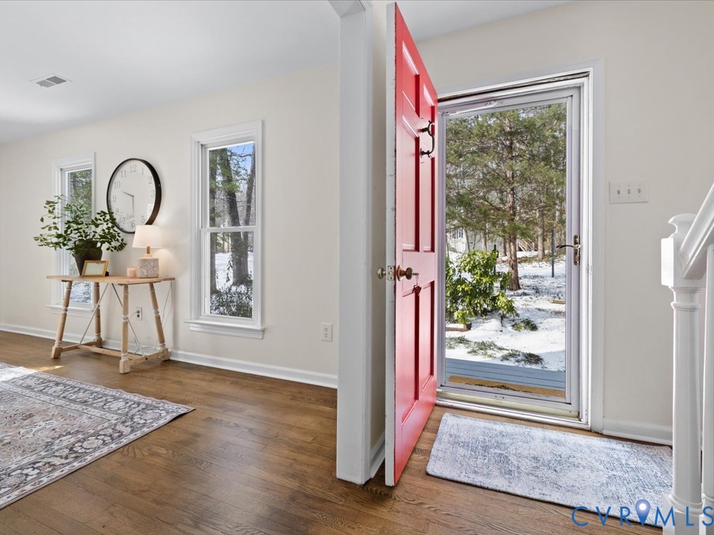 13217 Court Ridge Road Midlothian, VA 23112 - Photo 4 of 37 a view of an entryway with wooden floor