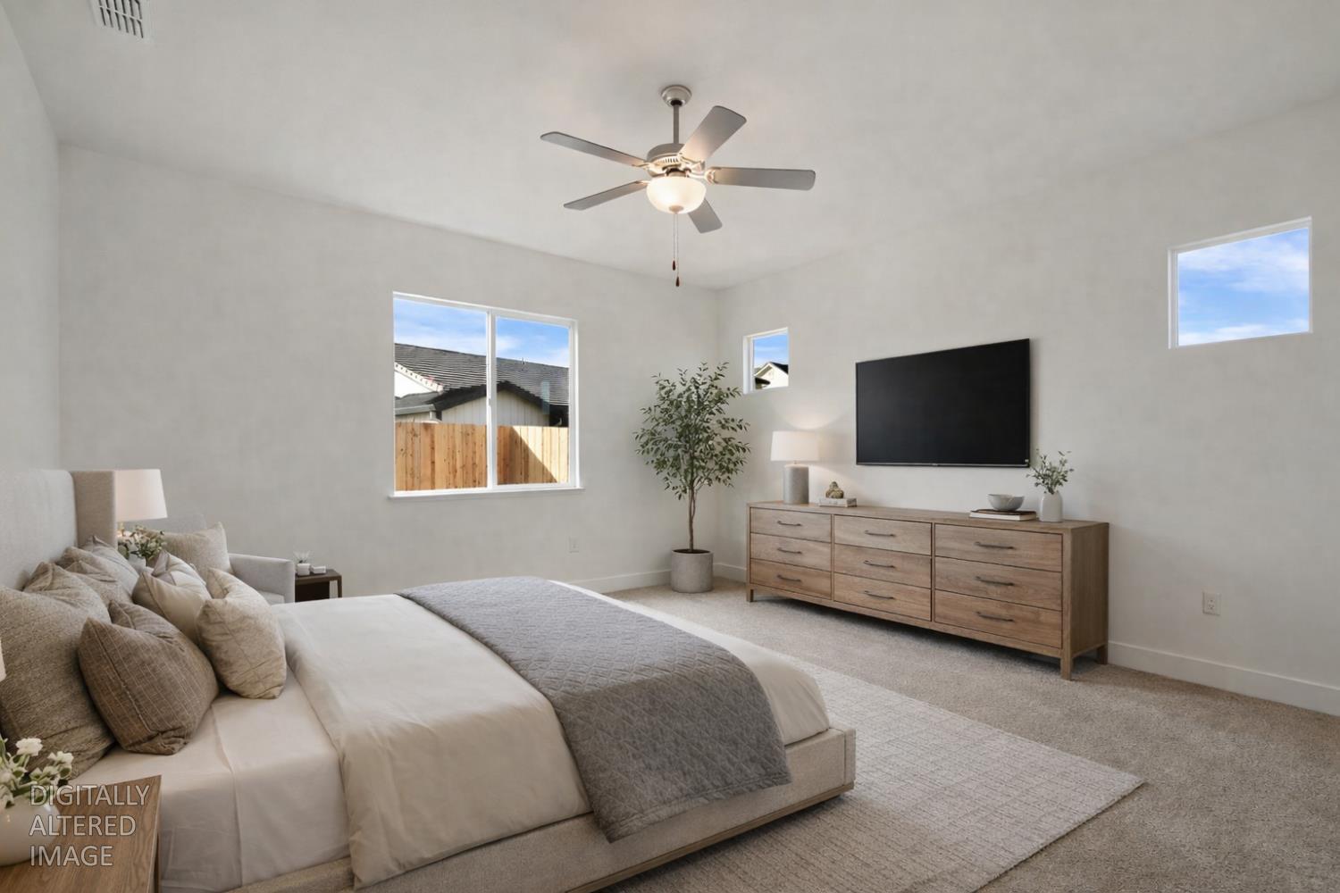 446 Tigris Street Manteca, CA 95337 - Photo 16 of 46 Downstairs primary suite (virtually staged)